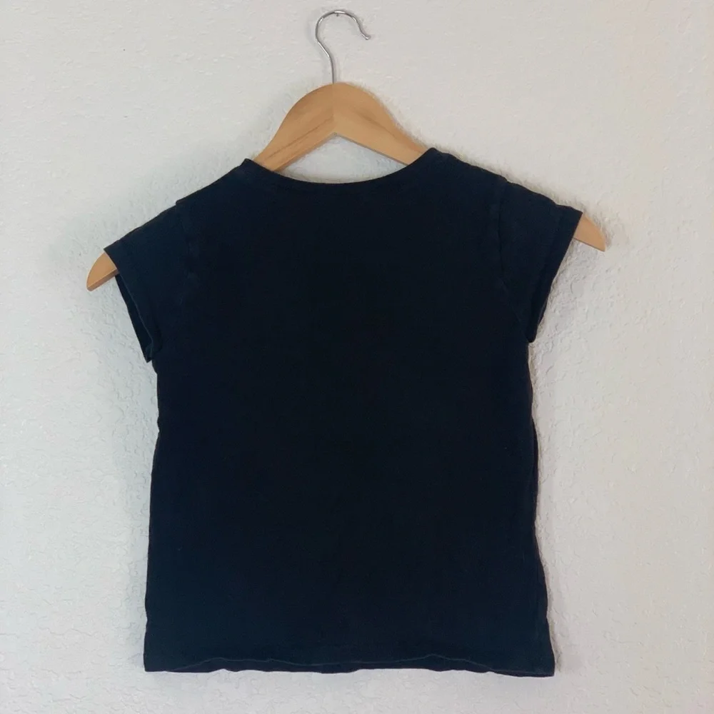 The Children’s Place | Black basic crewneck tee size 7/8